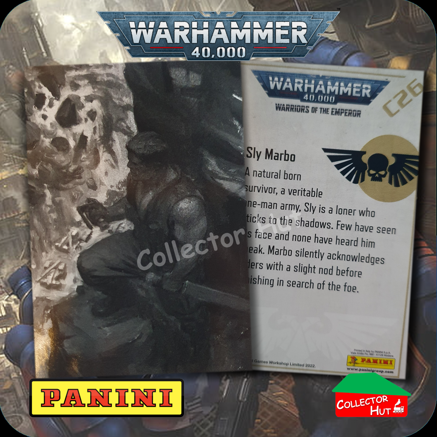 PANINI Warhammer 40,000 40k Warriors of the Emperor Trading Cards You Choose