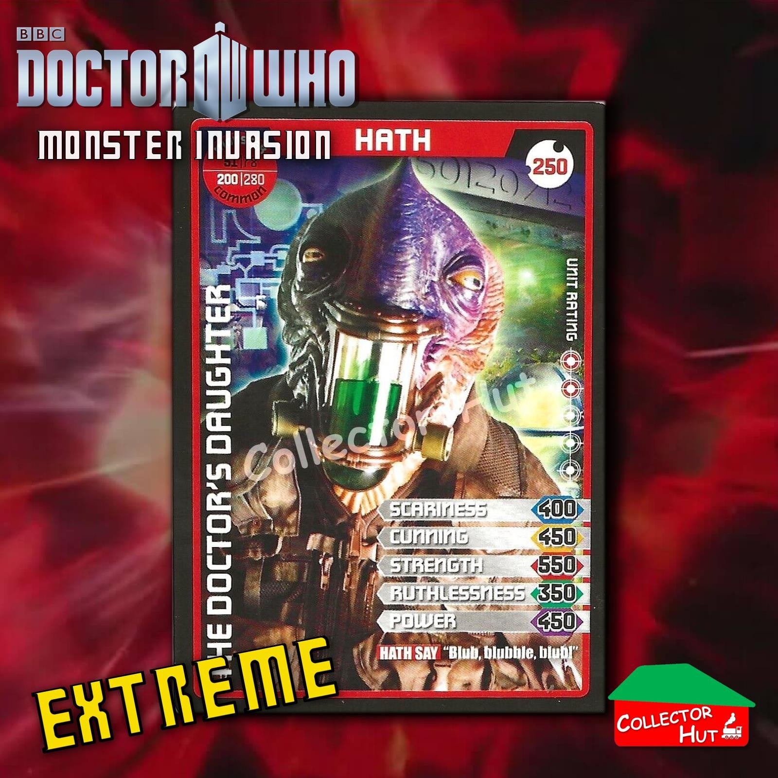 DOCTOR WHO Monster Invasion EXTREME Cards 166-344 New Fresh & Sleeved YOU CHOOSE