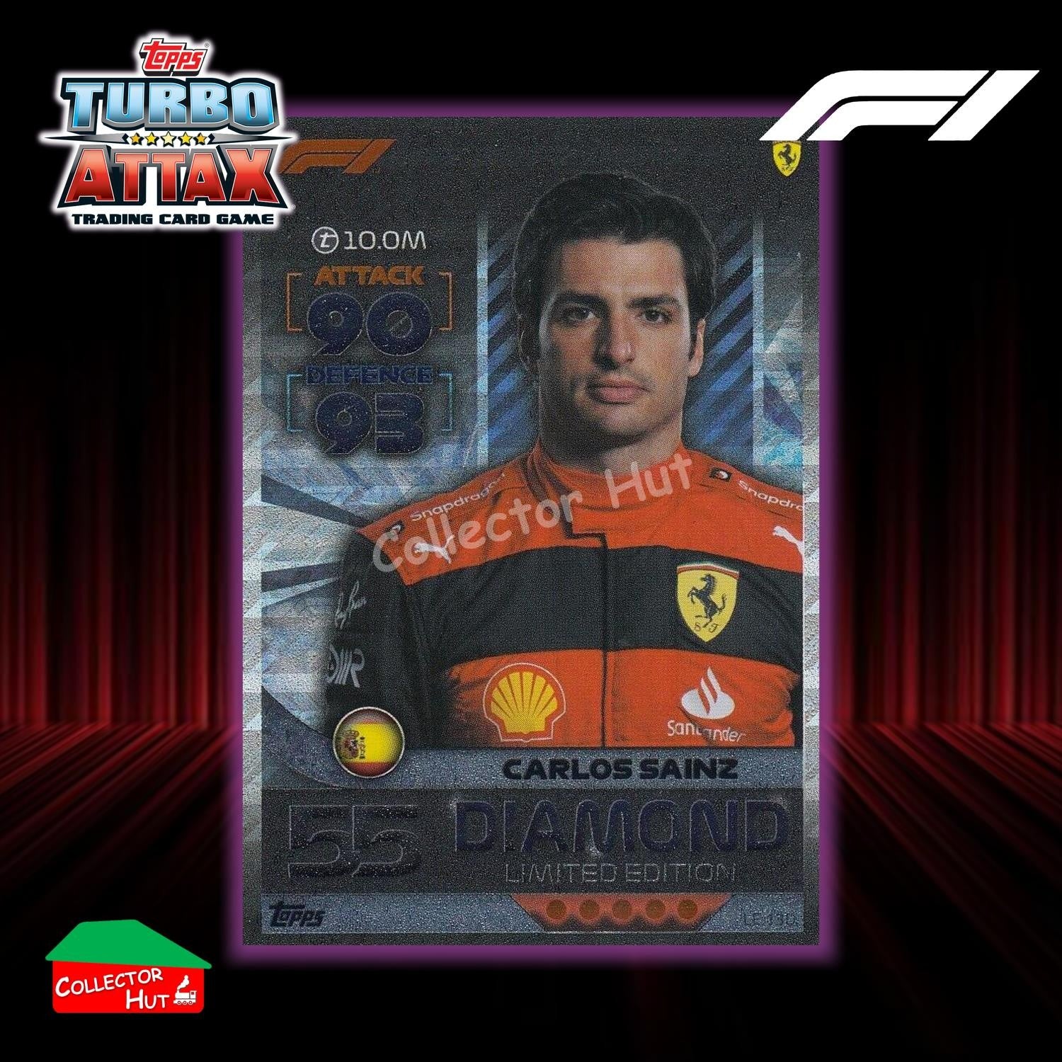 Topps Turbo Attax Formula 1 F1 2022 Limited Edition, 100 Club & Foil Cards