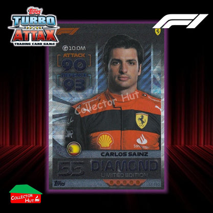 Topps Turbo Attax Formula 1 F1 2022 Limited Edition, 100 Club & Foil Cards