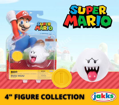 Super Mario 4" Posable Figure with Accessories Collection Jakks Pacfic