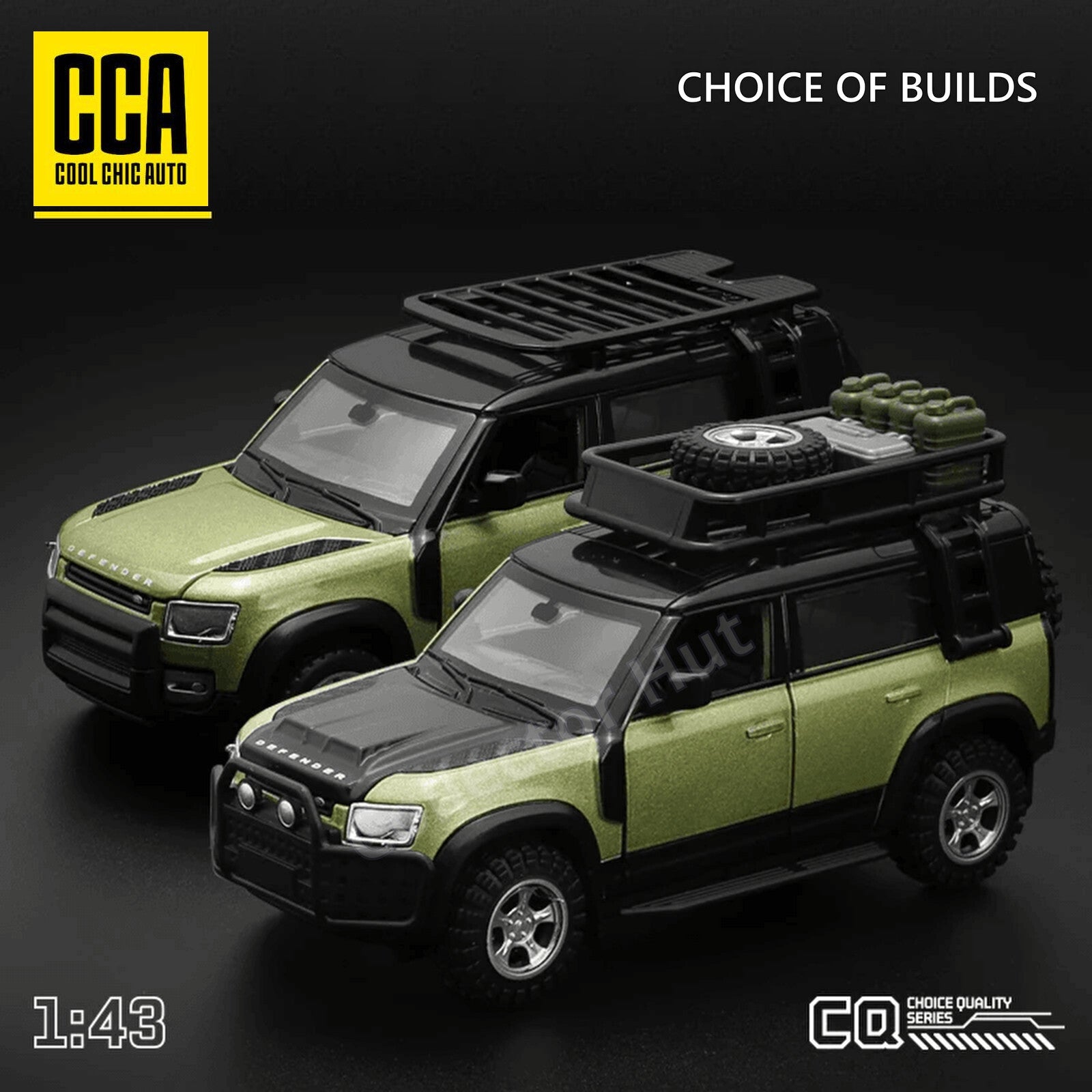 Land Rover Defender 110 1:43 Scale Official Customisable Model Kit CCA