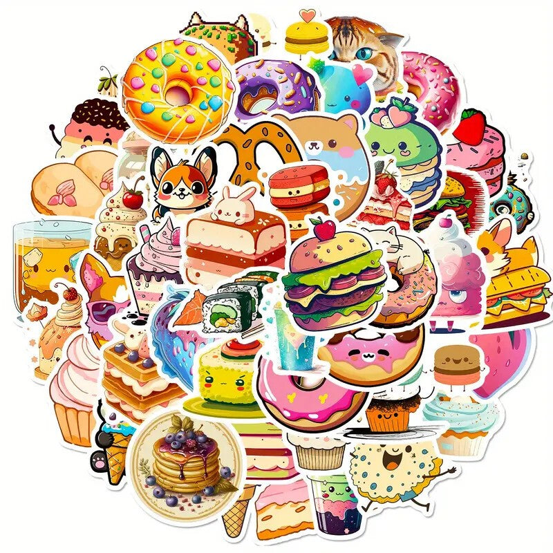 Awesome Stickers Novelty Anime Cartoon Animals Artistic 100's to Choose From
