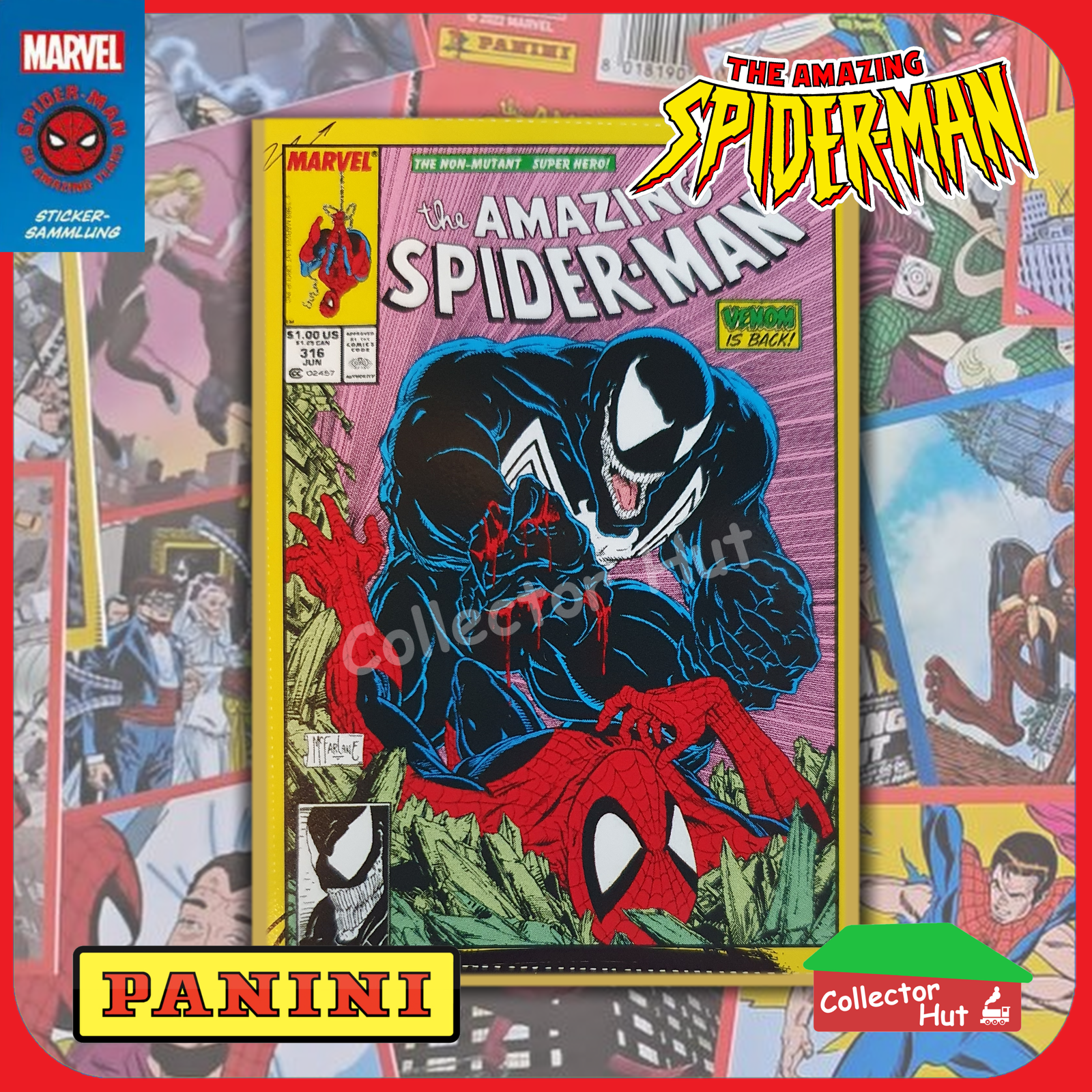 Panini The Amazing Spider-Man 60th Anniversary Trading Cards Singles 1-60