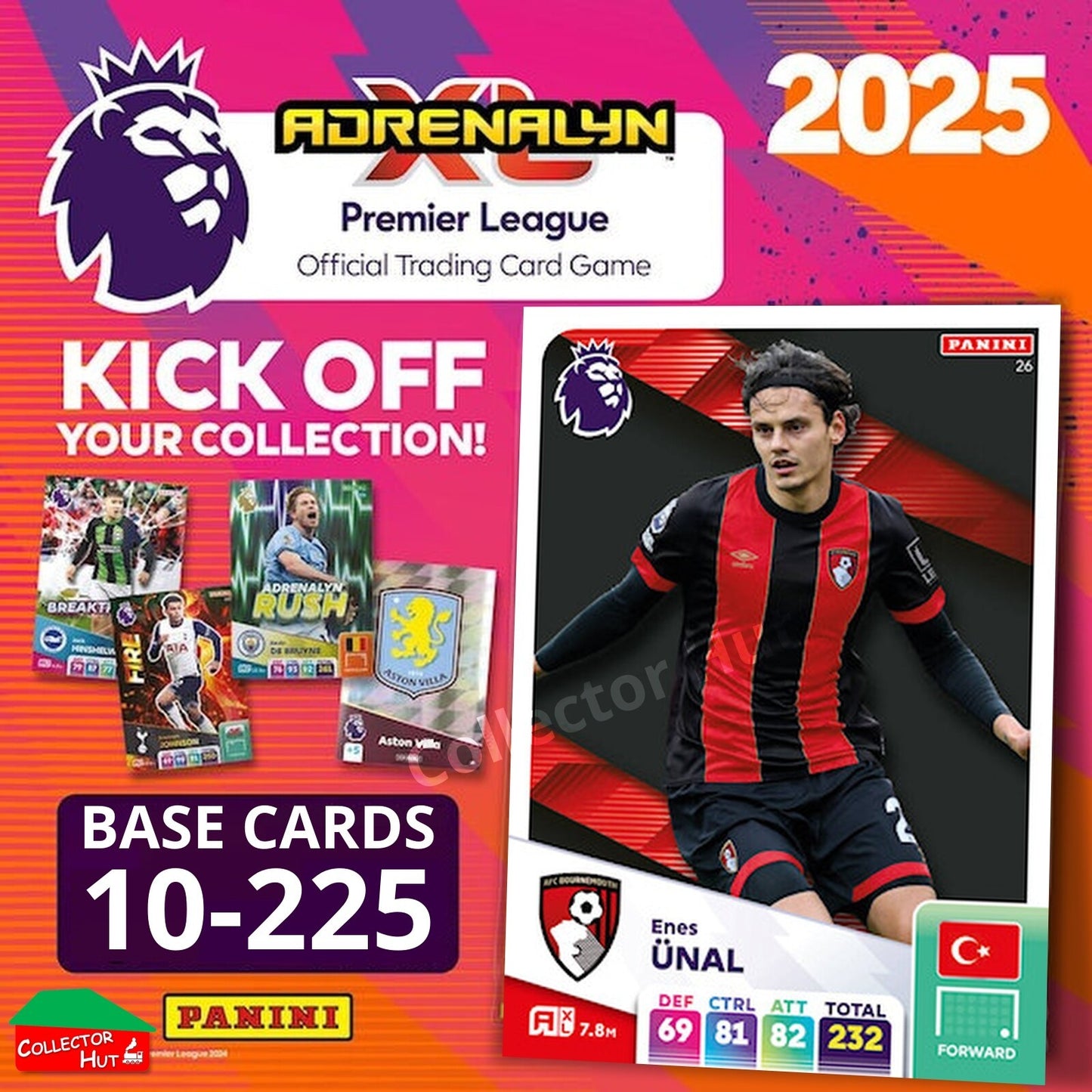 Panini Adrenalyn XL Premier League 2025 2024/25 Base & Foils #10-225