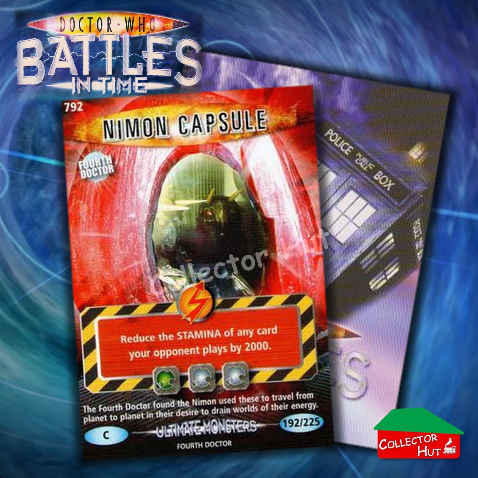 DOCTOR WHO Battles in Time #601-825 ULTIMATE MONSTERS RARE & COMMON Cards