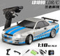 LDR/C LD1899 GTR Die-Cast RC Drift Car 1:18 Scale Gyro + Case