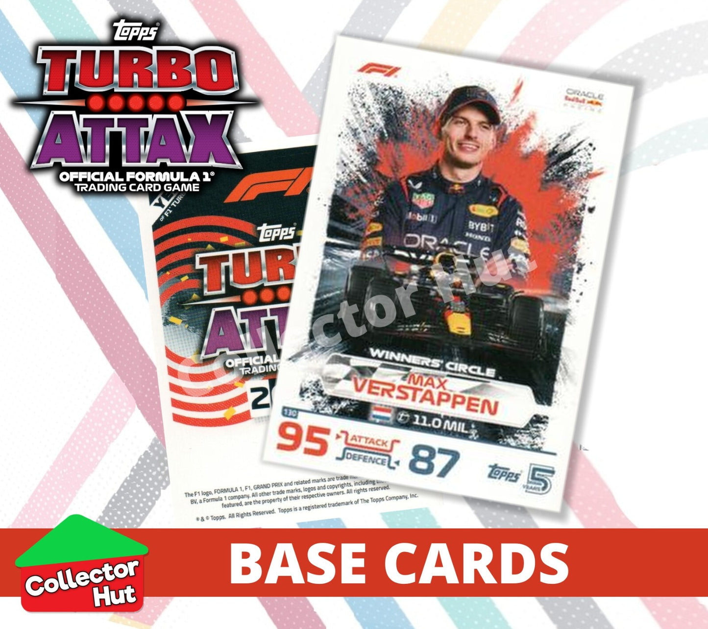 Topps Turbo Attax Formula 1 F1 2024 #1-166 Base Cards YOU CHOOSE