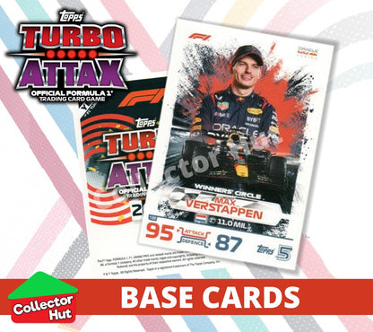 Topps Turbo Attax Formula 1 F1 2024 #1-166 Base Cards YOU CHOOSE