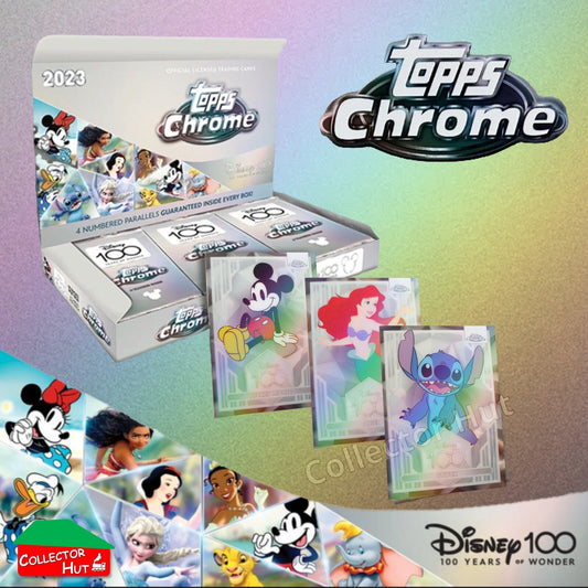 Disney 100 Topps Chrome 2023 REFRACTOR Cards 1-100 Pick Singles
