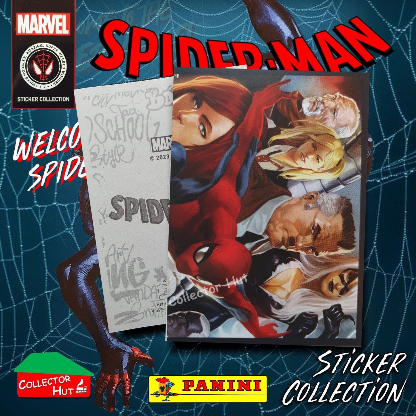 Panini Spider-Man Spider-Verse 2023 Collection Sticker Singles #1-163 & F1-30
