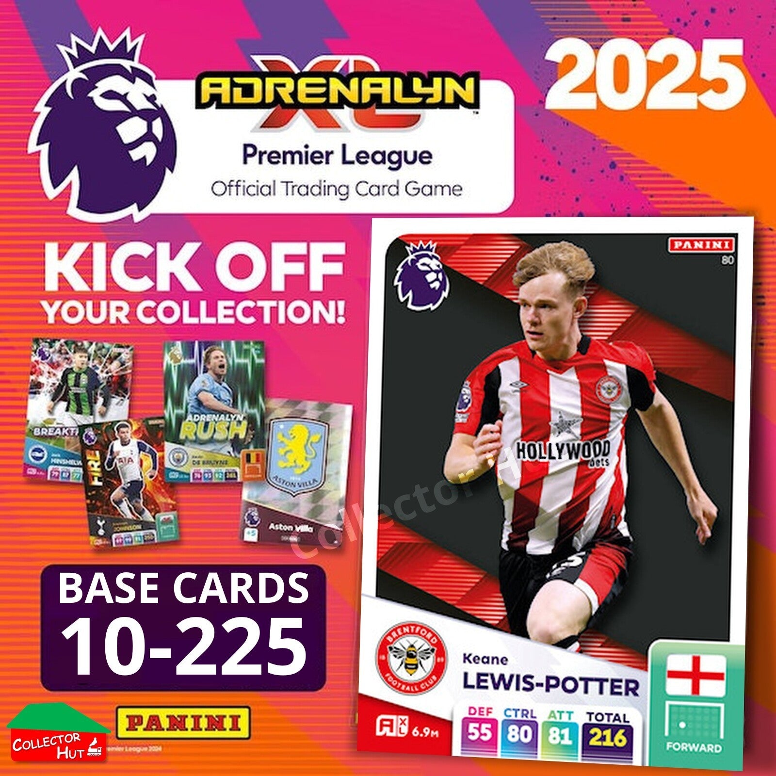 Panini Adrenalyn XL Premier League 2025 2024/25 Base & Foils #10-225