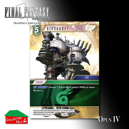 Final Fantasy Trading Card Game OPUS IV 4 Singles You Choose