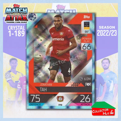Topps Match Attax Europa Champions League 2022/23 Crystal Parallel Cards 190-387