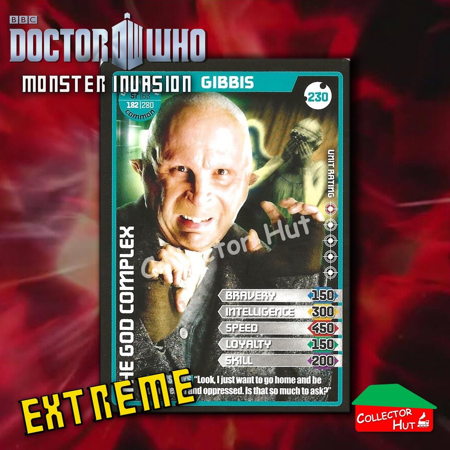 DOCTOR WHO Monster Invasion EXTREME Cards 166-344 New Fresh & Sleeved YOU CHOOSE