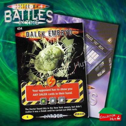 DOCTOR WHO Battles in Time #376-600 INVADER RARE & COMMON CARDS YOU CHOOSE