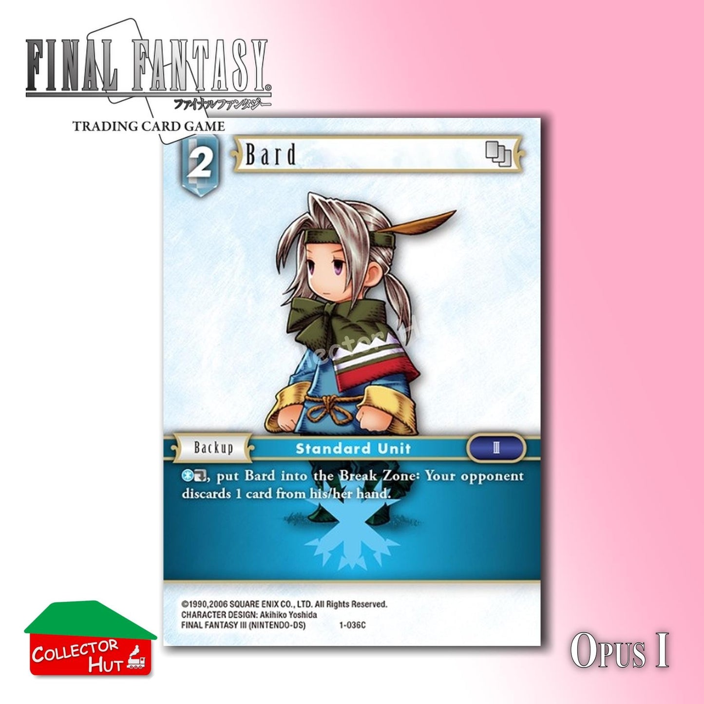 Final Fantasy Trading Card Game OPUS I Singles You Choose