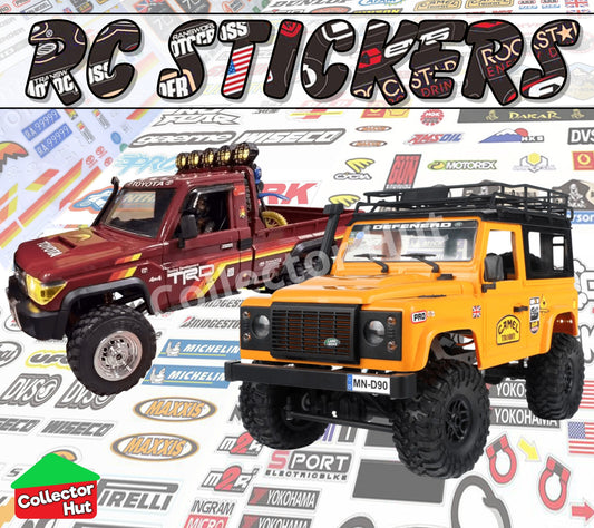 RC Models Car Truck Sticker Sets Accessories Upgrades Labels Customise Your Ride