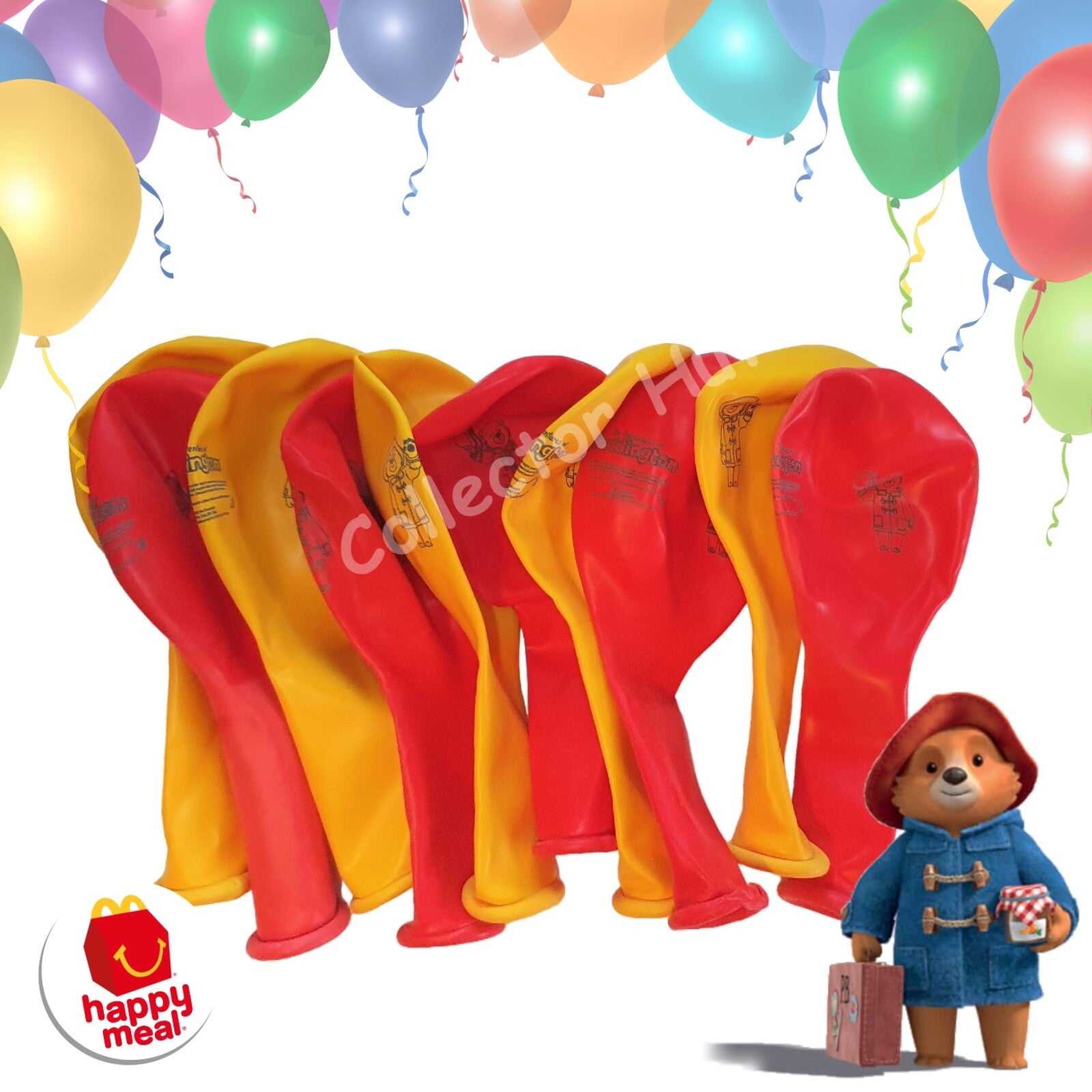 McDonald's Happy Meal Balloons Various Characters & Colours
