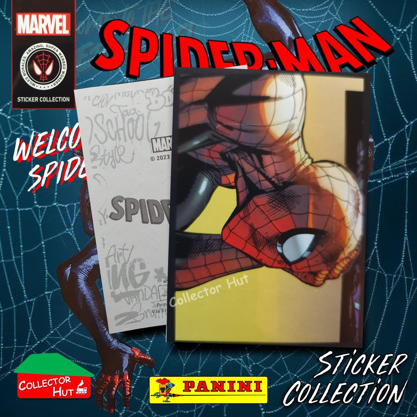 Panini Spider-Man Spider-Verse 2023 Collection Sticker Singles #1-163 & F1-30