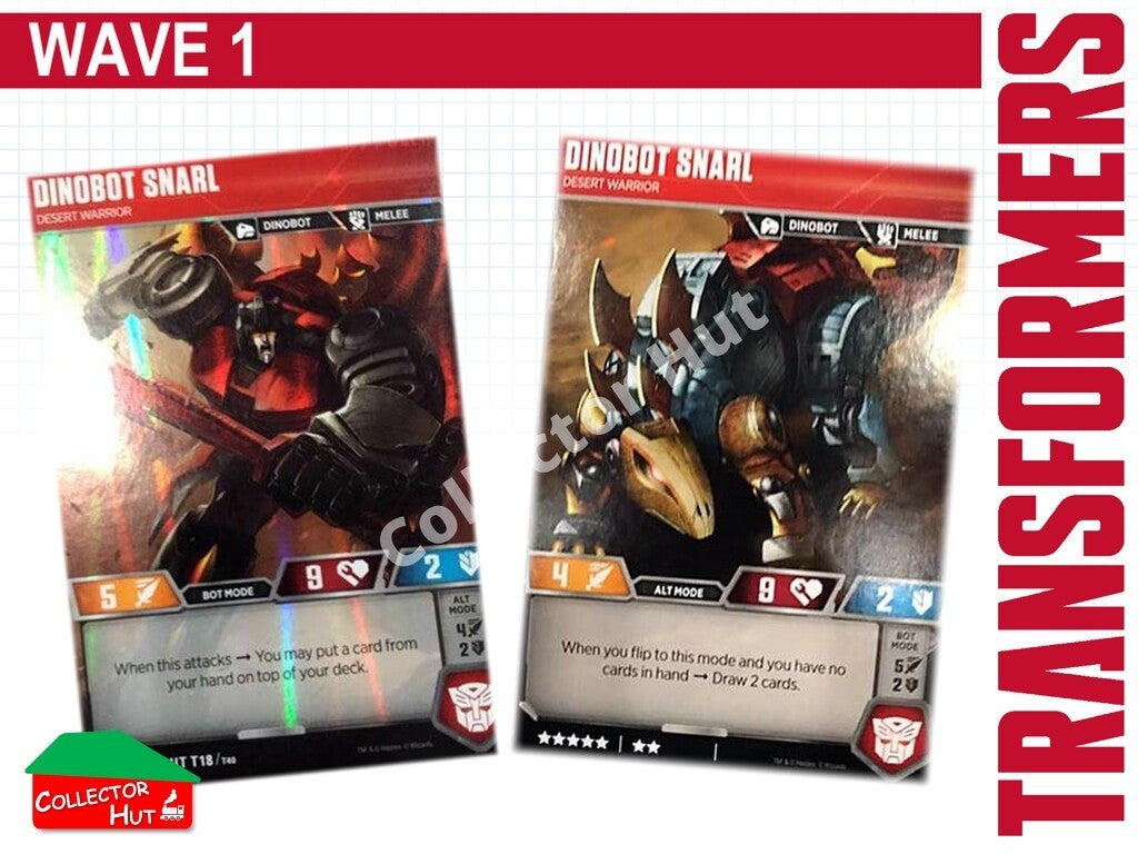 Transformers TCG CHARACTER Trading Cards All Waves