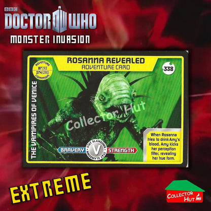 DOCTOR WHO Monster Invasion EXTREME Cards 166-344 New Fresh & Sleeved YOU CHOOSE
