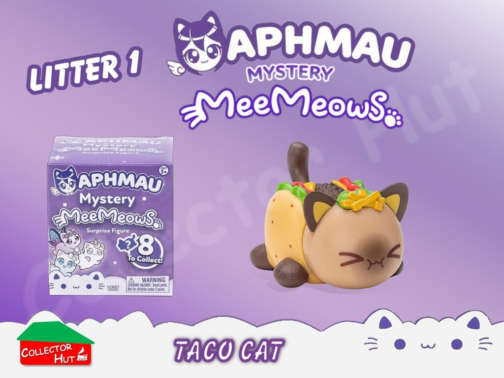 Aphmau MeeMeows Mystery Figures Litters 1, 2 & 3 Blind Boxes (Identified)