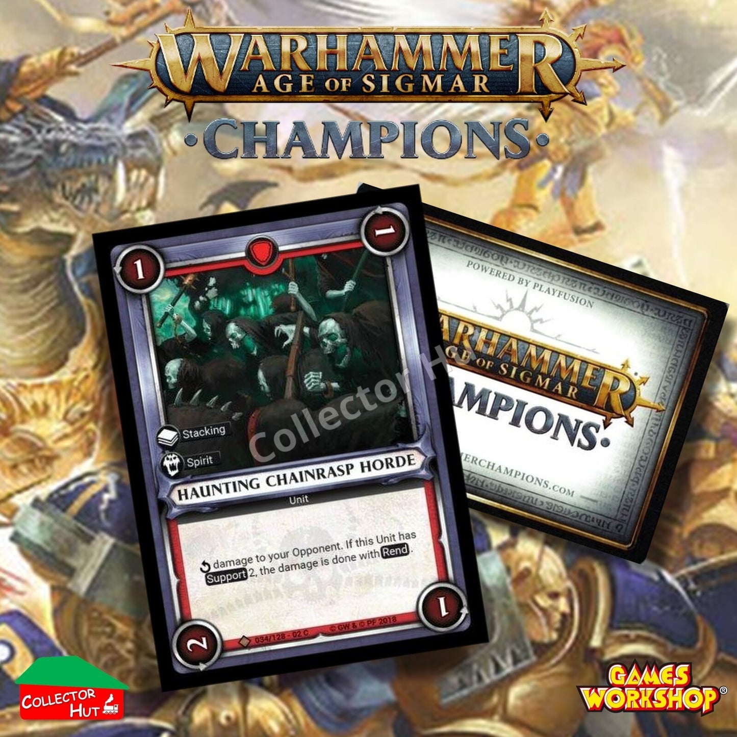 Warhammer Age of Sigmar: Champions Wave 2 ONSLAUGHT FOIL Cards CHOOSE SINGLES