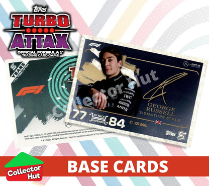Topps Turbo Attax Formula 1 F1 2024 #1-166 Base Cards YOU CHOOSE