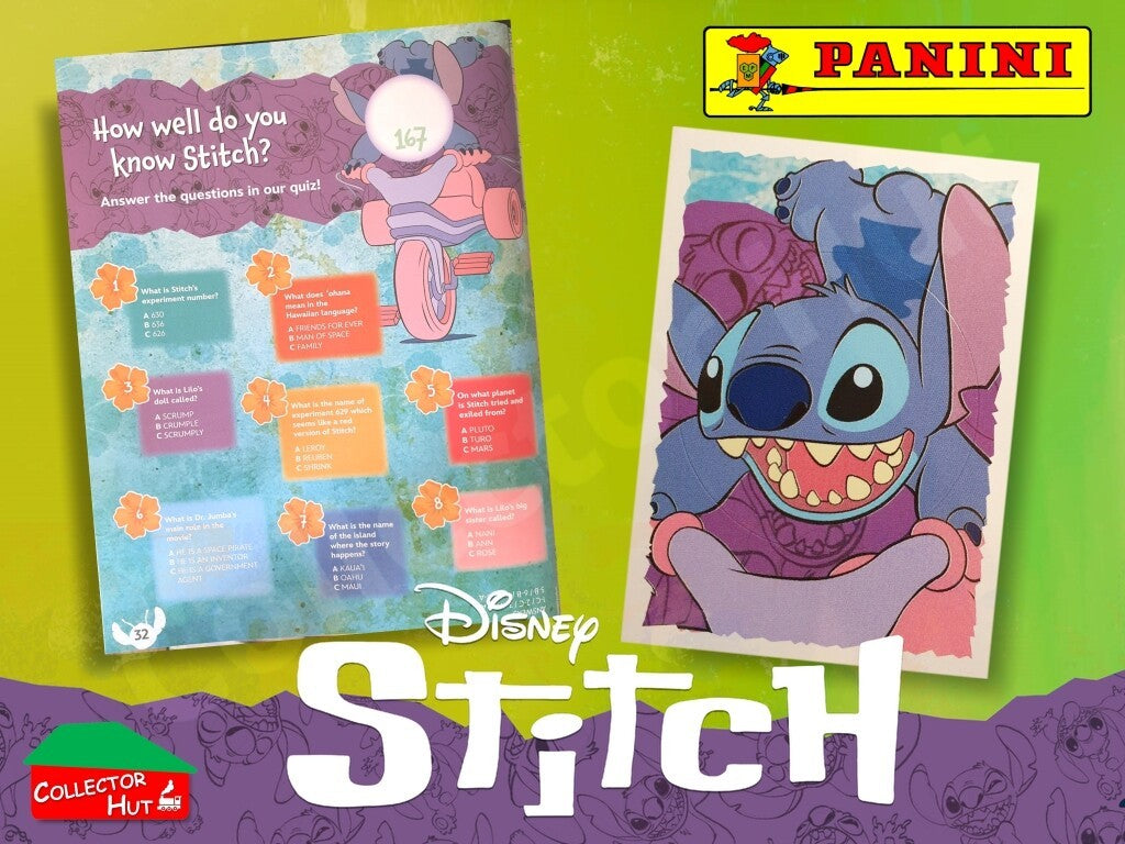 Panini Disney Stitch Single Stickers Lilo & Stitch 2024