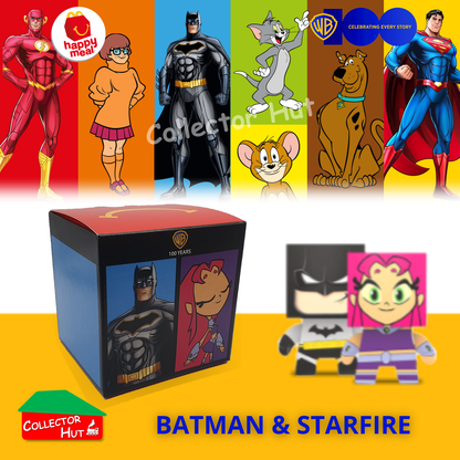 McDonald's Happy Meal WB Warner Brothers 100th Year Anniversary DC Tin Head Toys