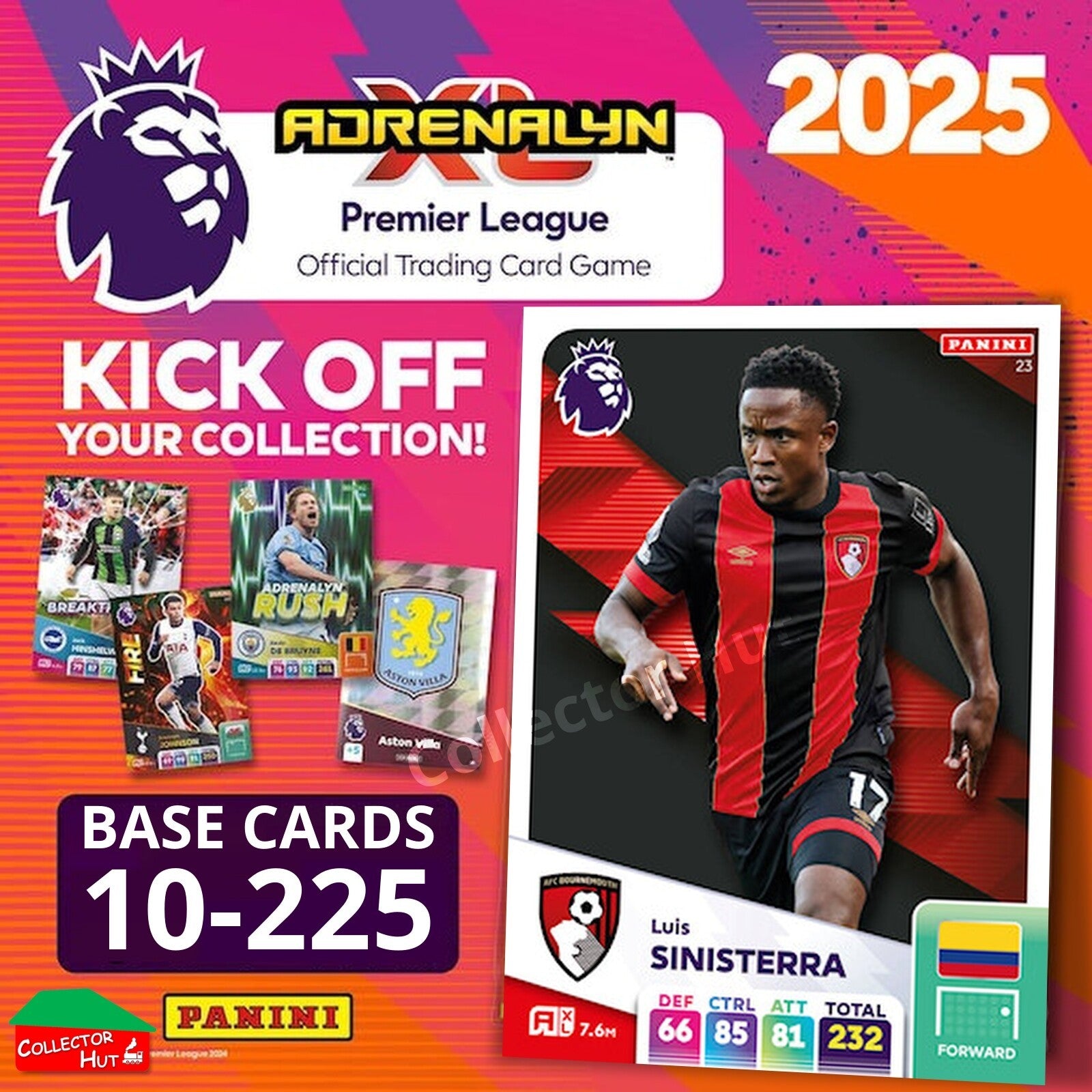 Panini Adrenalyn XL Premier League 2025 2024/25 Base & Foils #10-225