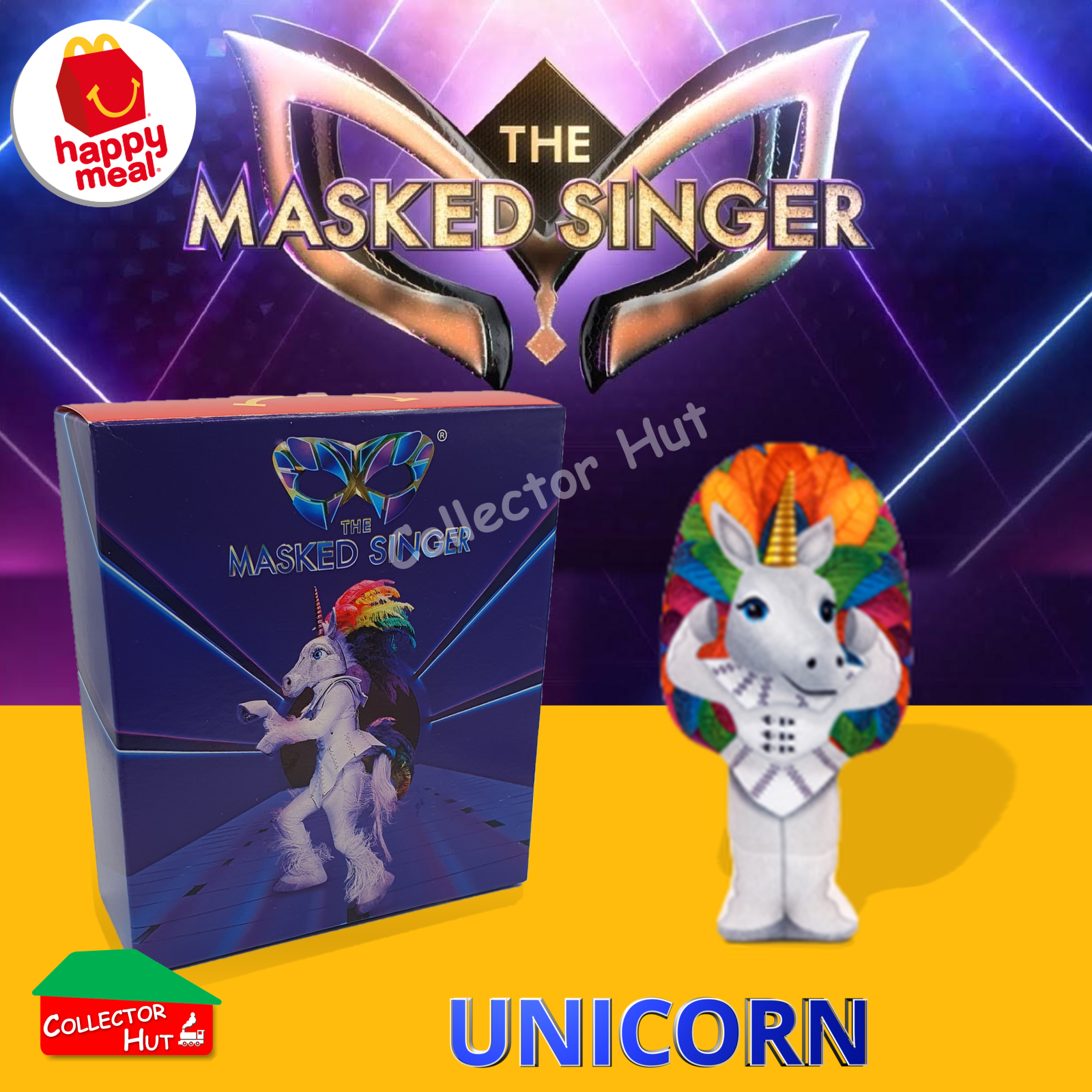 McDonalds Happy Meal The Masked Singer Plush Toys BOXED NEW