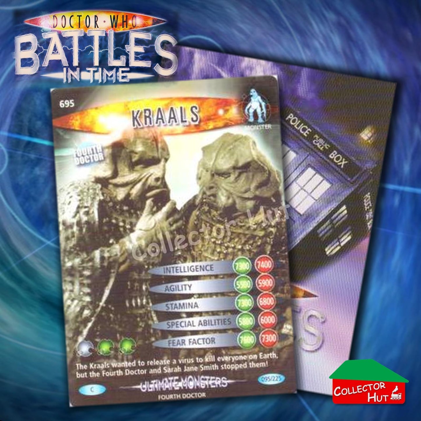 DOCTOR WHO Battles in Time #601-825 ULTIMATE MONSTERS RARE & COMMON Cards