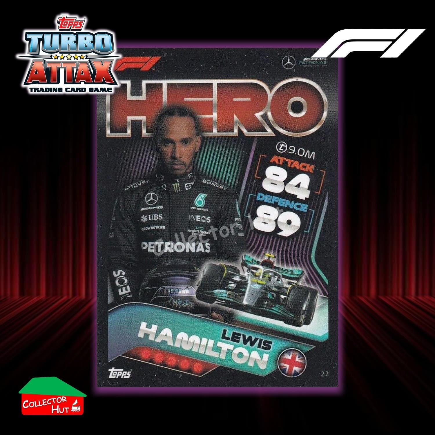 Topps Turbo Attax Formula 1 F1 2022 #1-131 Base Cards YOU CHOOSE
