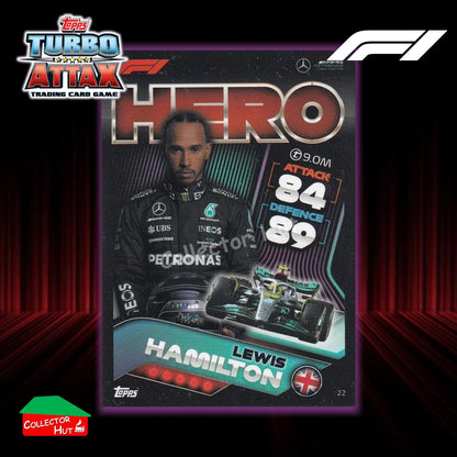 Topps Turbo Attax Formula 1 F1 2022 #1-131 Base Cards YOU CHOOSE