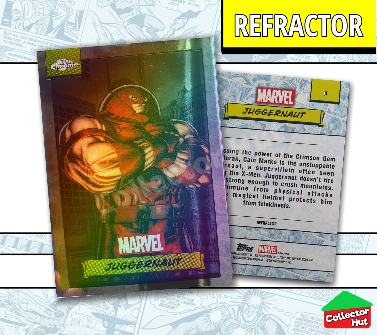Marvel Topps Chrome 2024 REFRACTOR Card Collection YOU CHOOSE