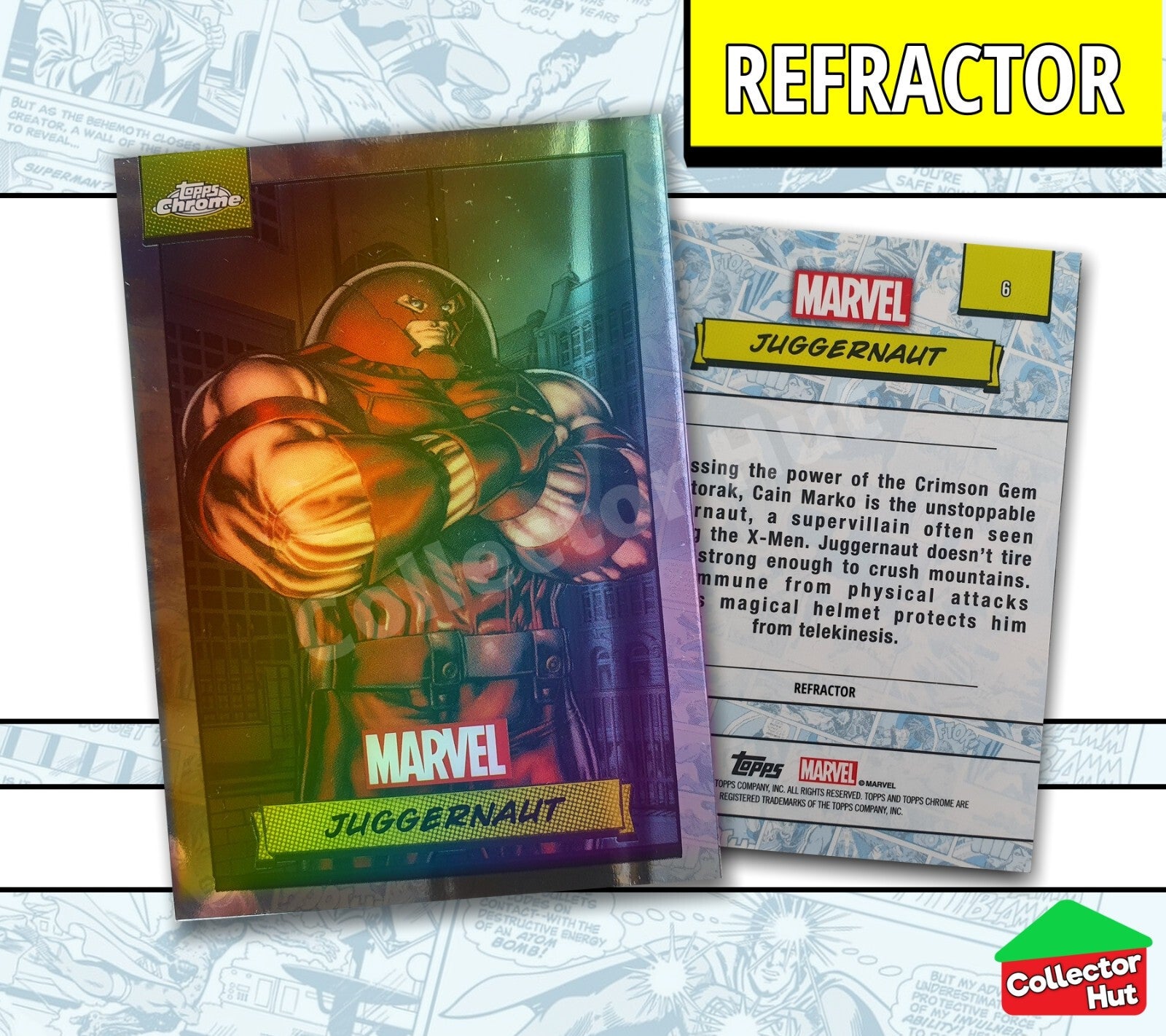 Marvel Topps Chrome 2024 REFRACTOR Card Collection YOU CHOOSE