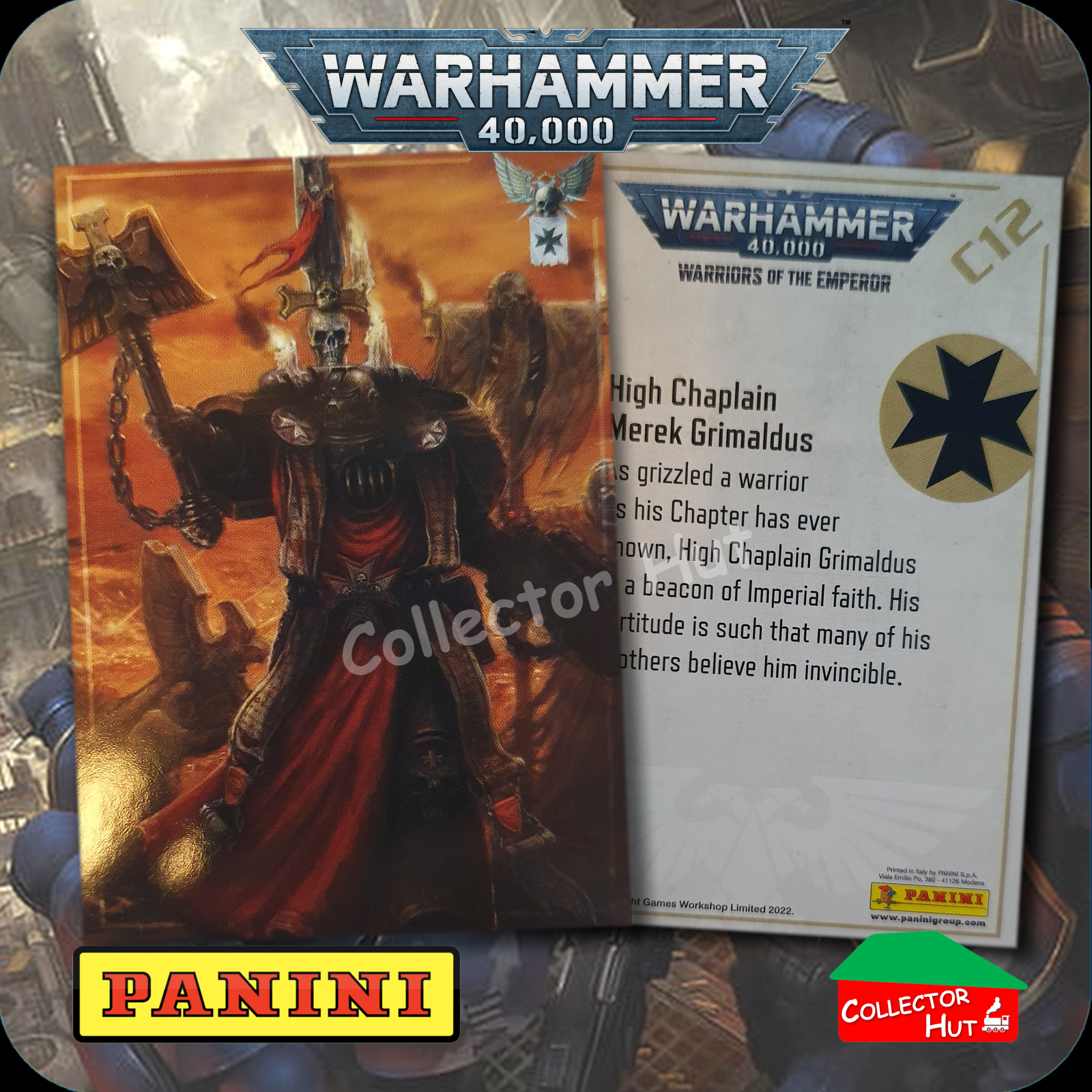PANINI Warhammer 40,000 40k Warriors of the Emperor Trading Cards You Choose