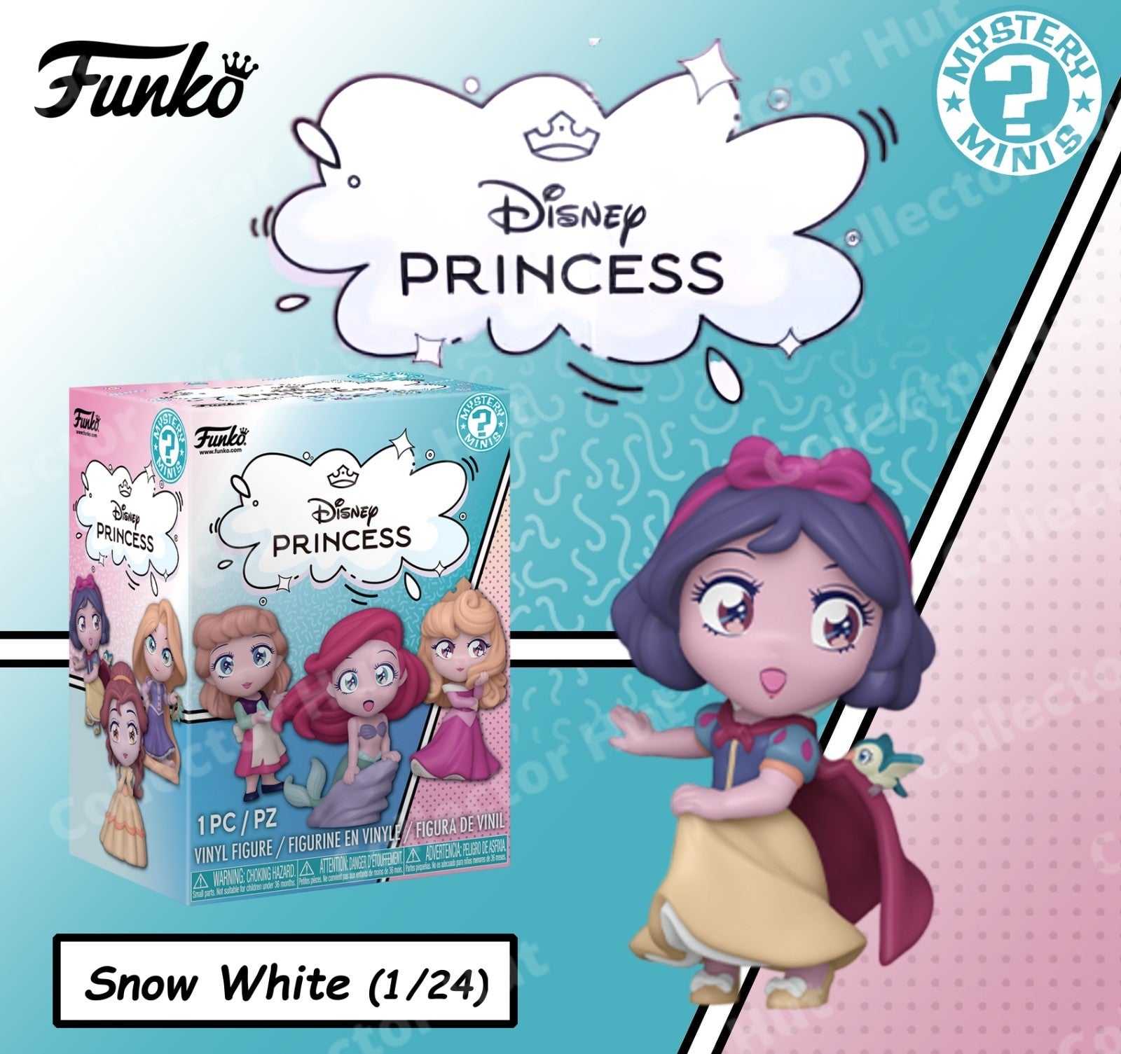 Funko Mystery Minis Disney Princess MANGA Mini Figurines (You Choose)