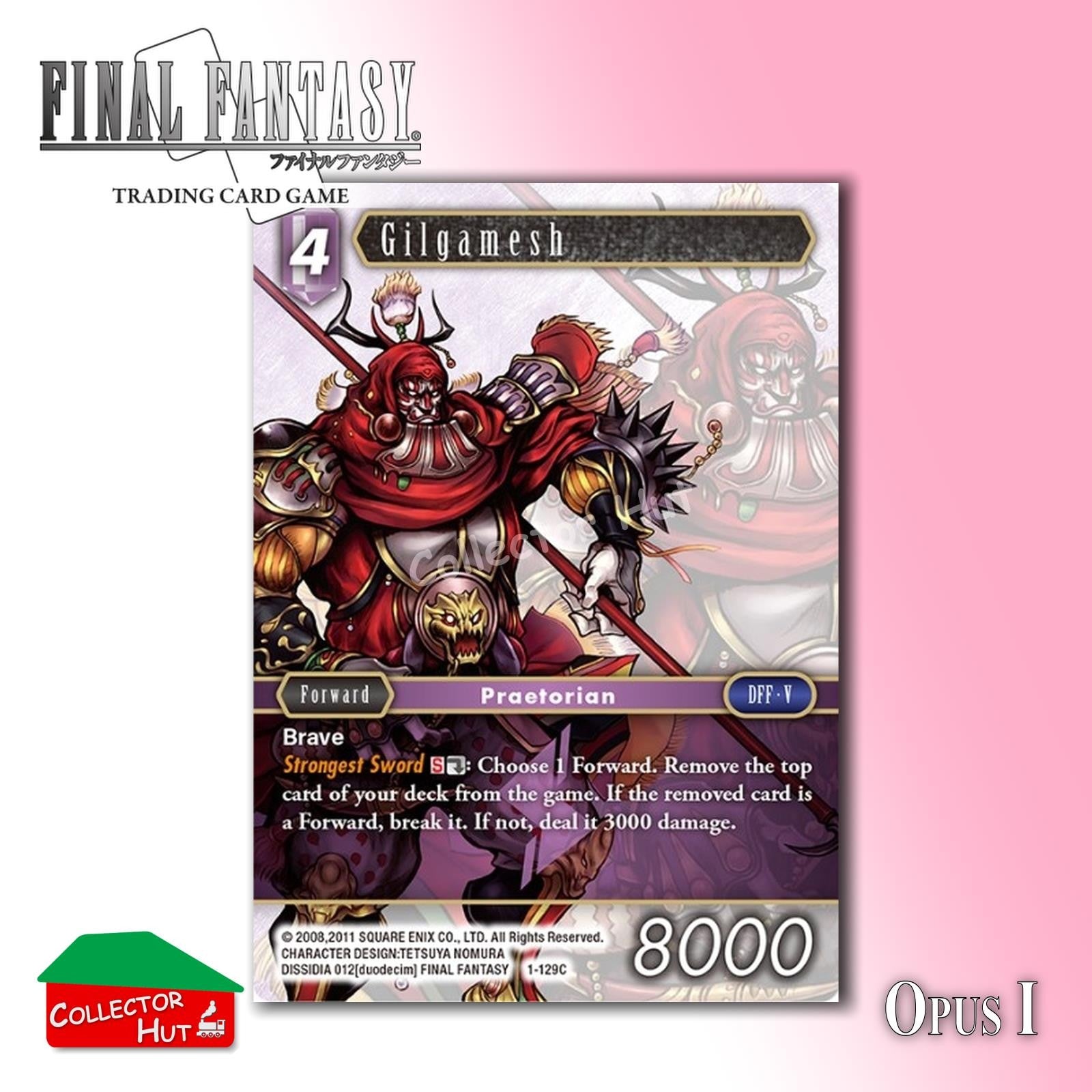 Final Fantasy Trading Card Game OPUS I Singles You Choose