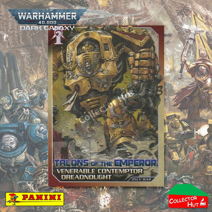 PANINI Warhammer 40,000 Dark Galaxy Only War Base Trading Cards #1-225
