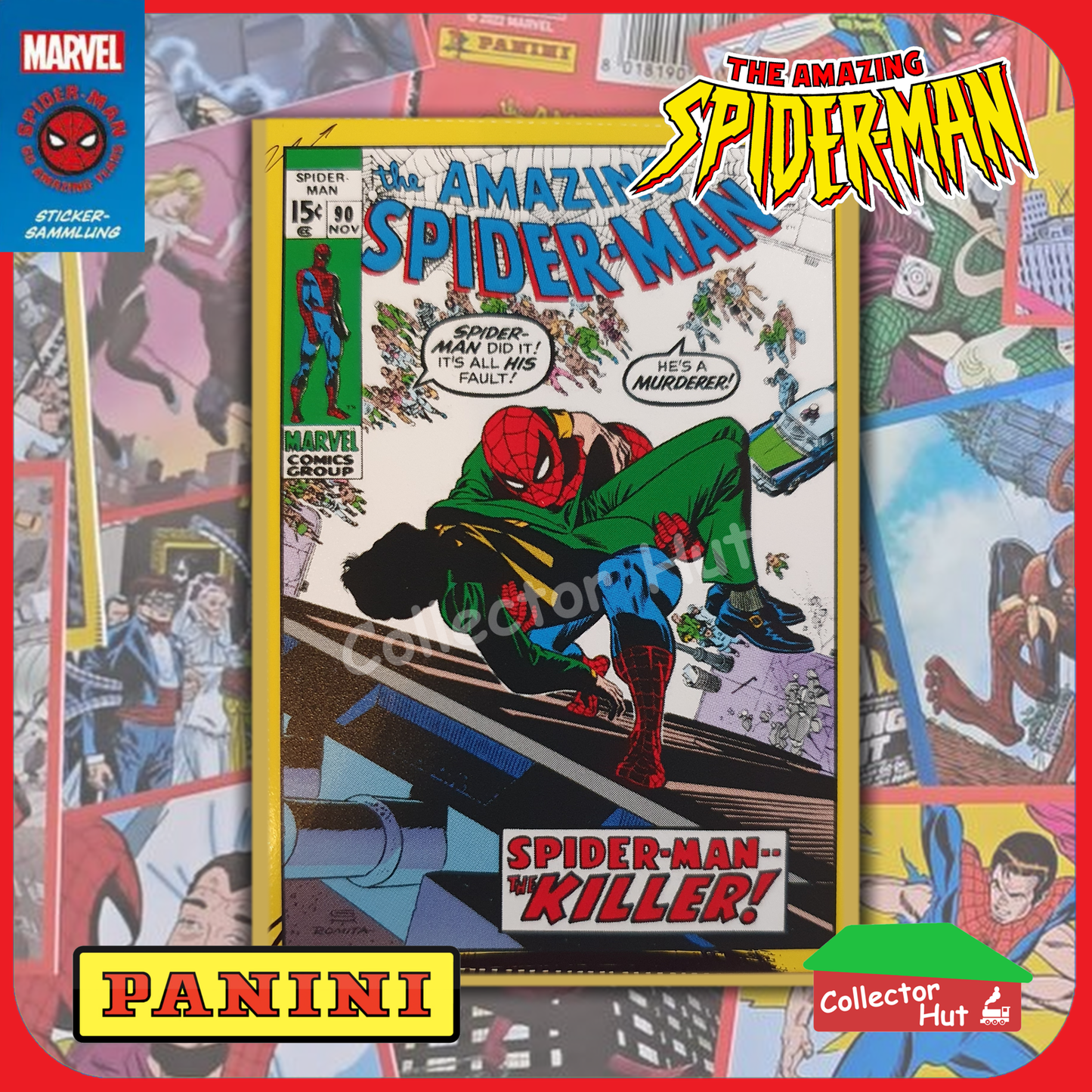 Panini The Amazing Spider-Man 60th Anniversary Trading Cards Singles 1-60