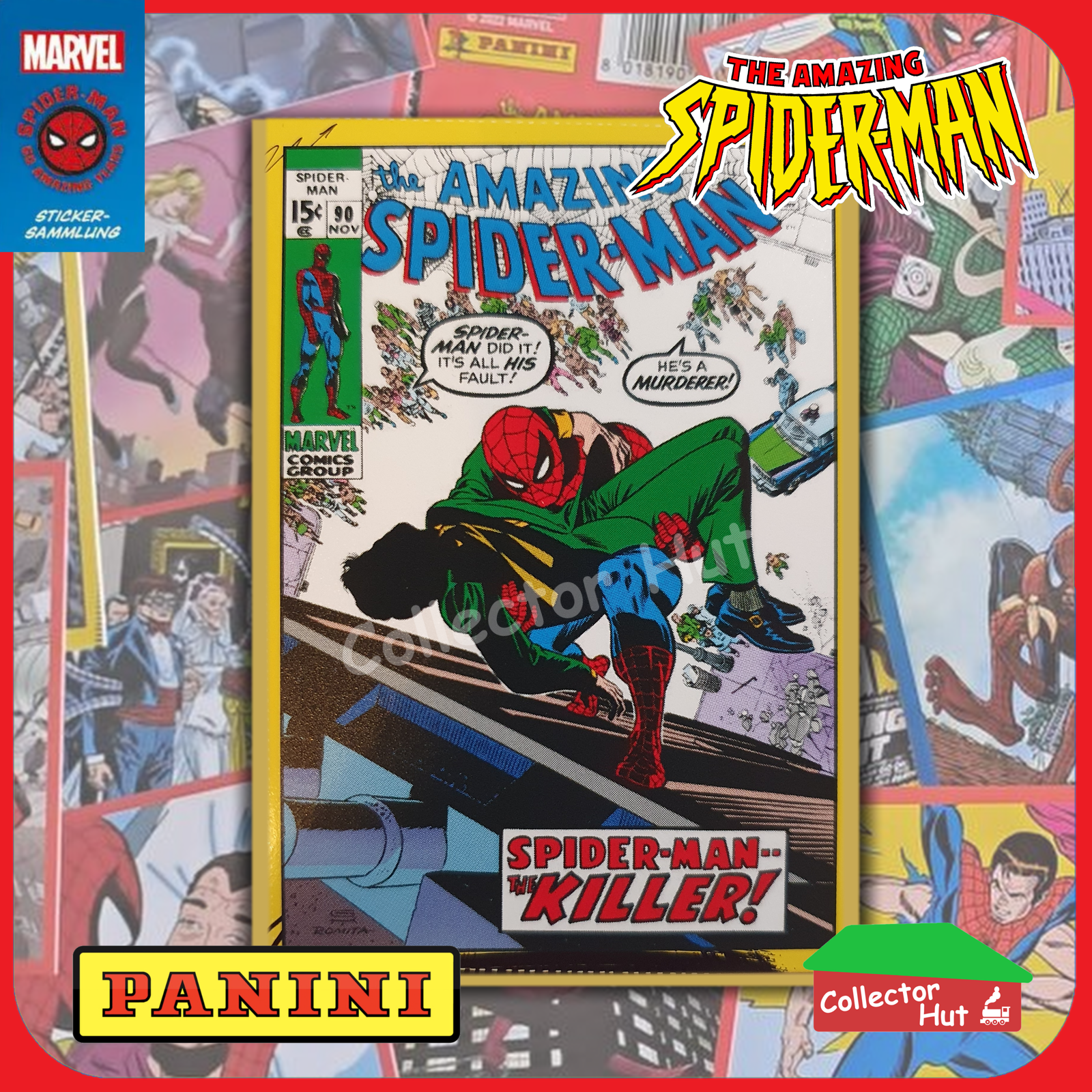 Panini The Amazing Spider-Man 60th Anniversary Trading Cards Singles 1-60