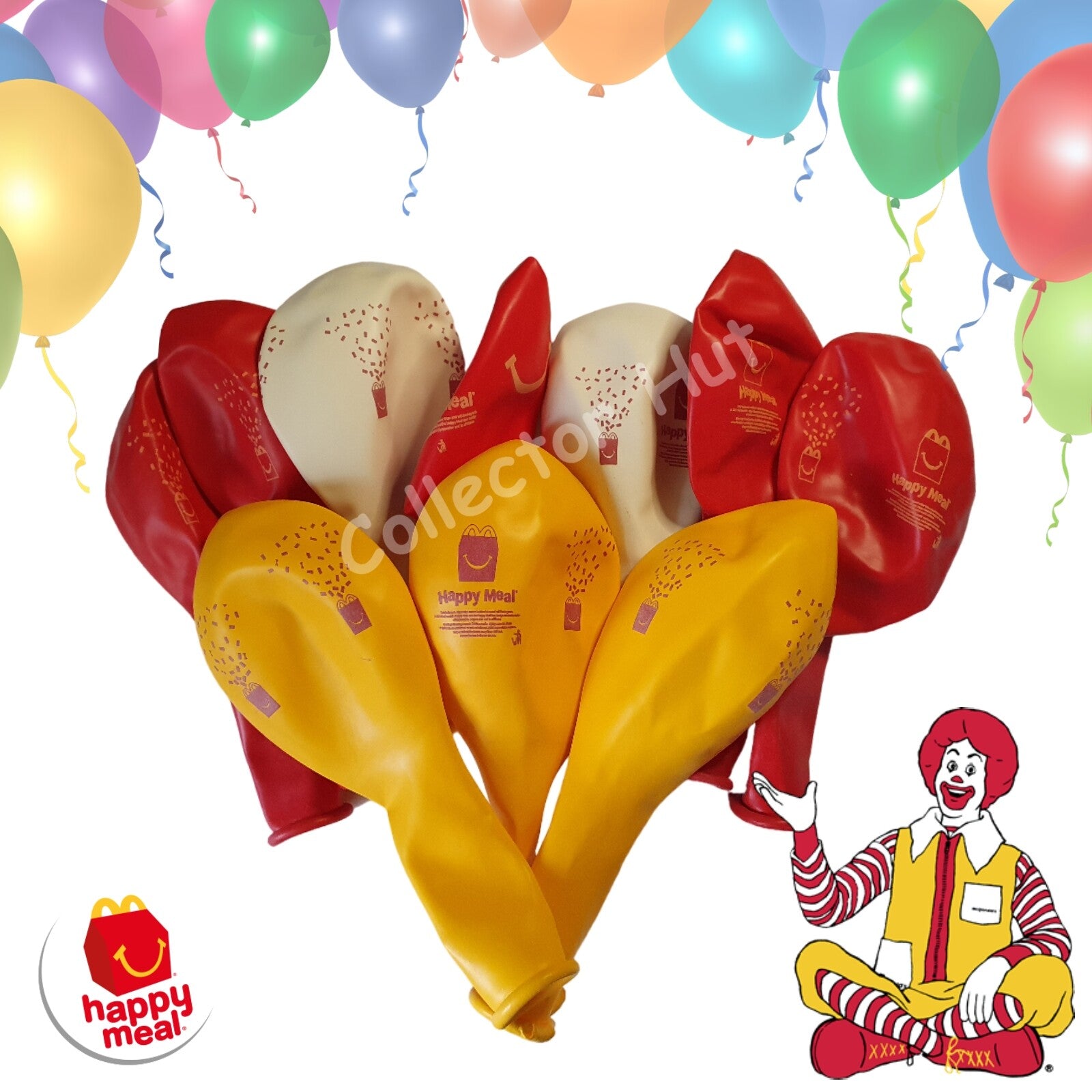 McDonald's Happy Meal Balloons Various Characters & Colours