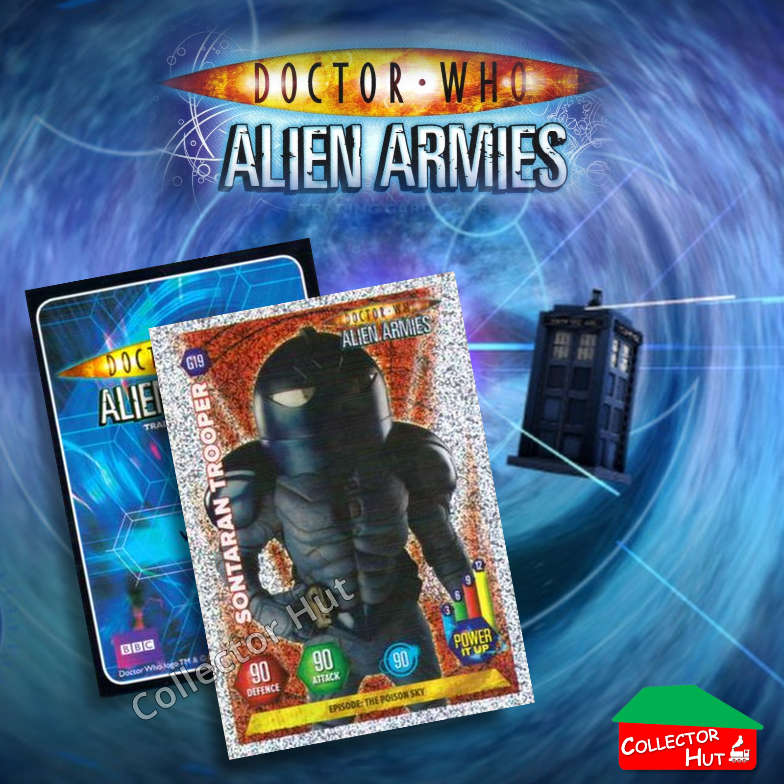 DOCTOR WHO Alien Armies Trading Cards Glitter Super Emboss Foil Cards