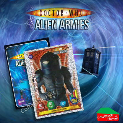 DOCTOR WHO Alien Armies Trading Cards Glitter Super Emboss Foil Cards