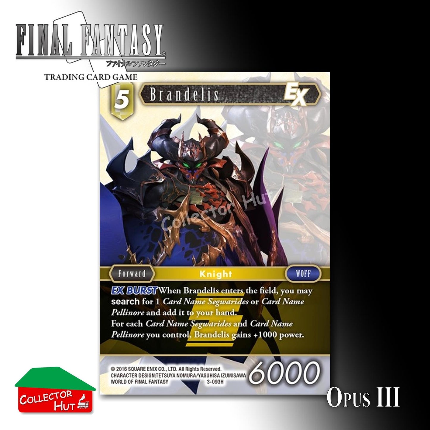 Final Fantasy Trading Card Game OPUS III 3 Singles You Choose