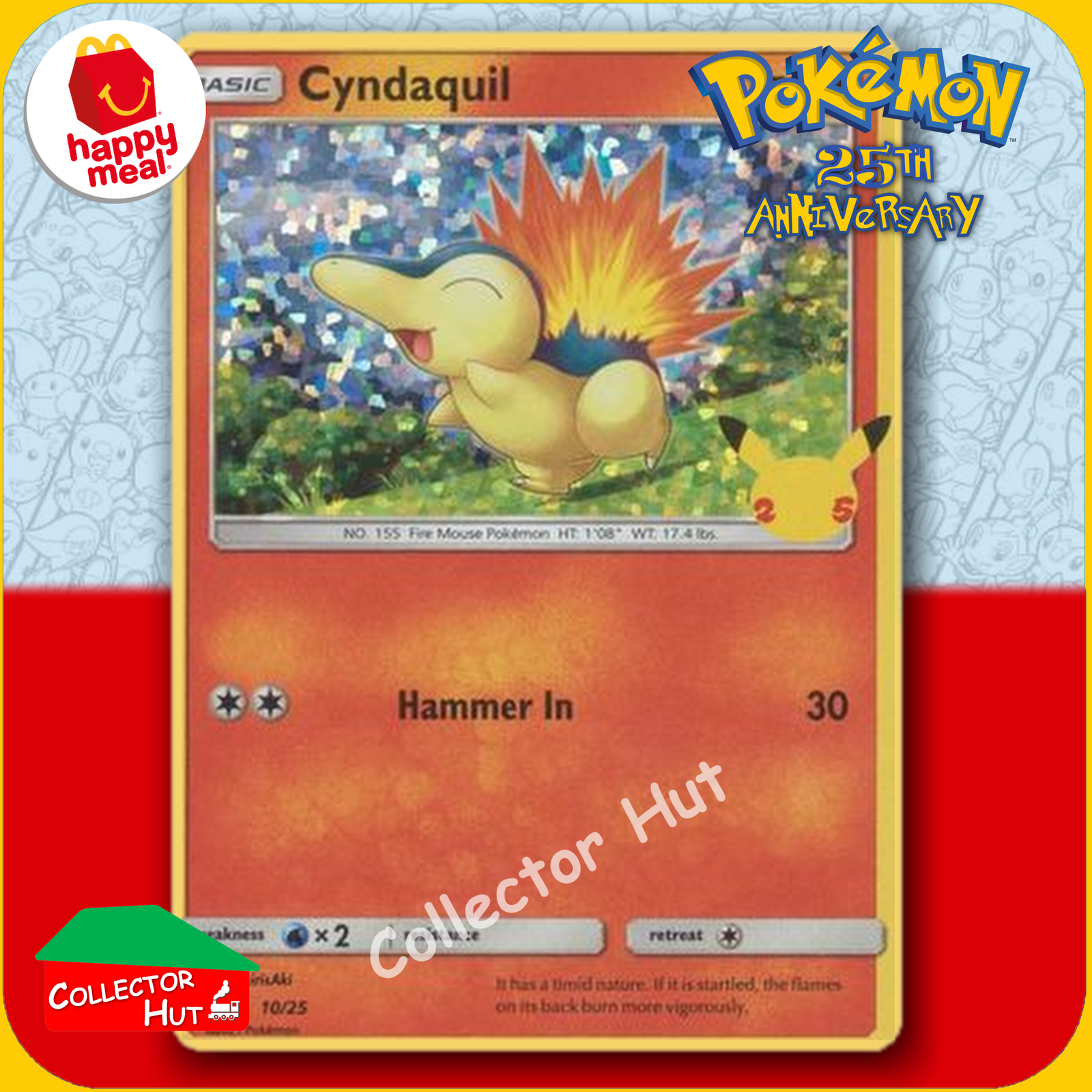 McDonald's Happy Meal 2021 Pokémon 25th Anniversary Trading Cards You Choose
