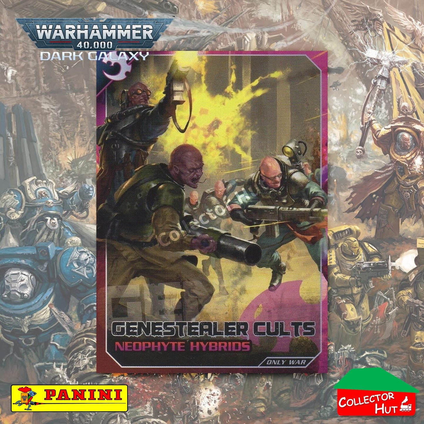 PANINI Warhammer 40,000 Dark Galaxy Only War Base Trading Cards #1-225